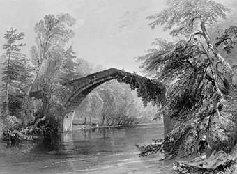 Brug van Doon, gegraveerd door G. K. Richardson